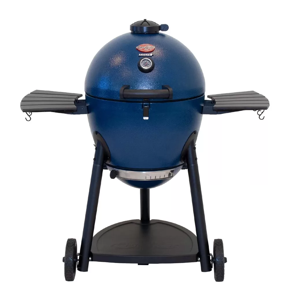 Char-Griller AKORN Kamado Grill, Blue Kamado Charcoal Grill