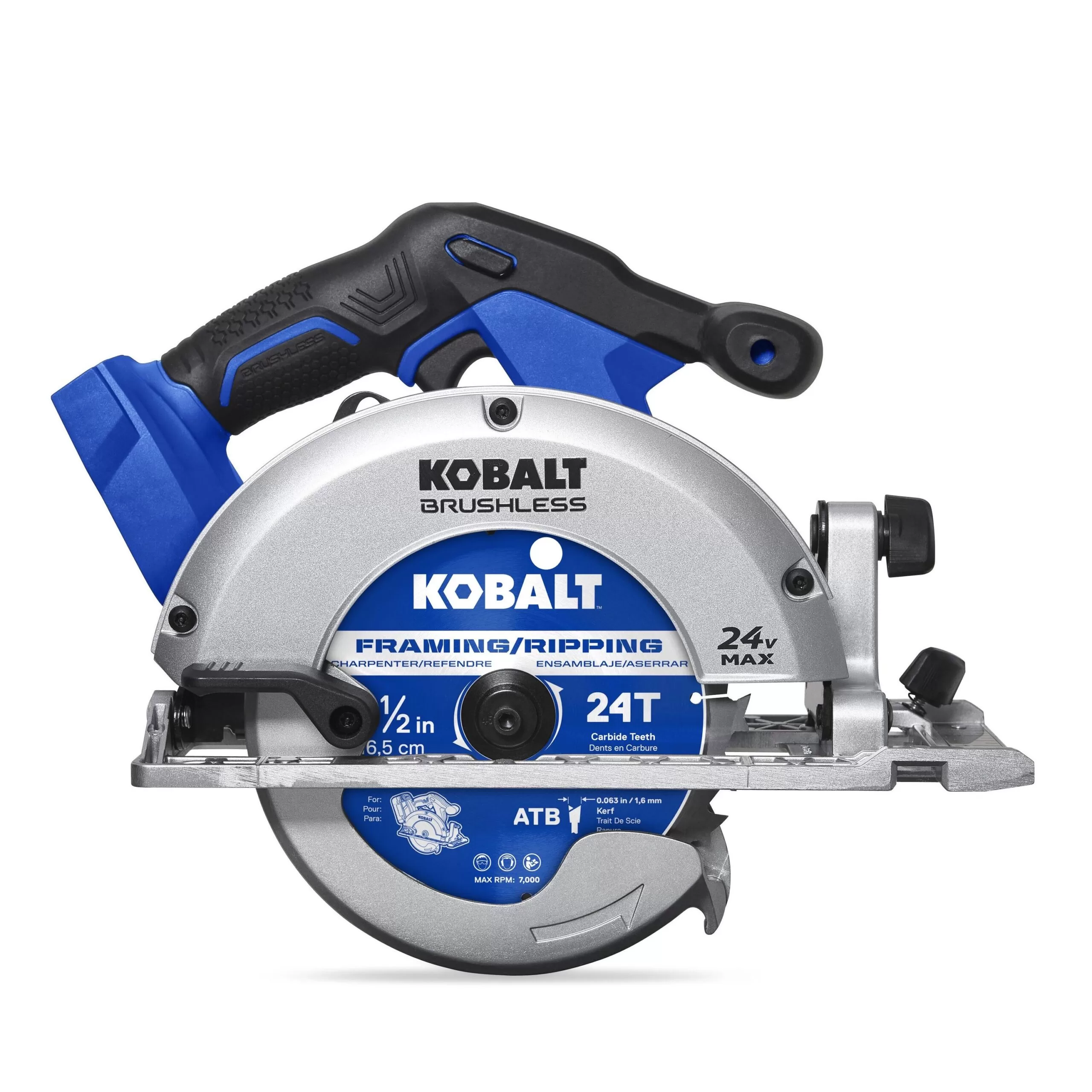 Kobalt 24-Volt max 24-volt Max 6-1/2-in Brushless Cordless Circular Saw