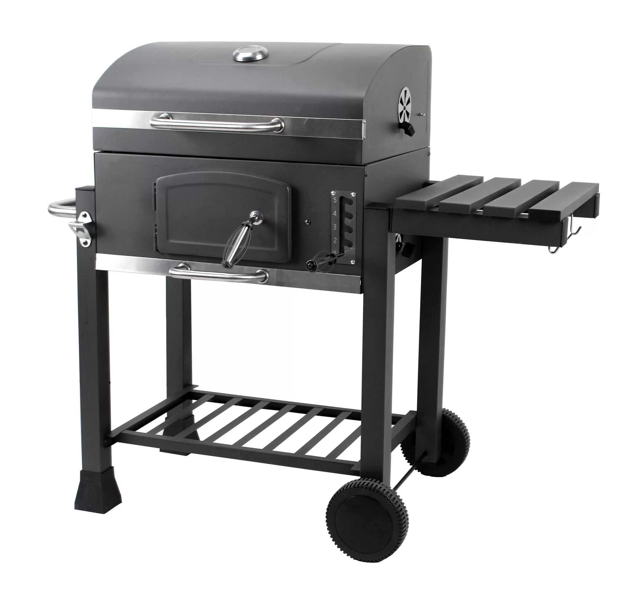 GRILLFEST 24-in W Black Charcoal Grill - Image 3