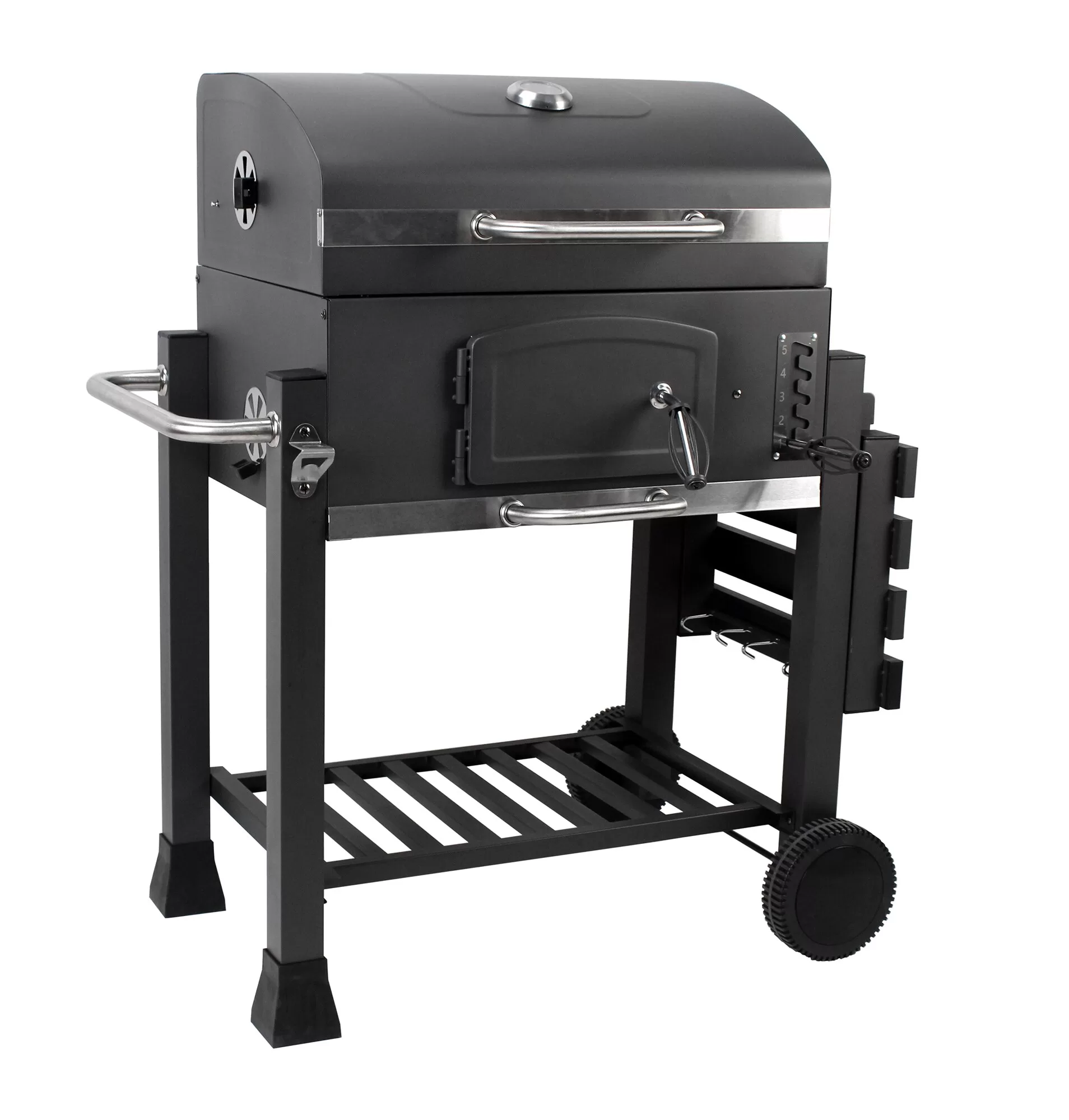 GRILLFEST 24-in W Black Charcoal Grill - Image 2