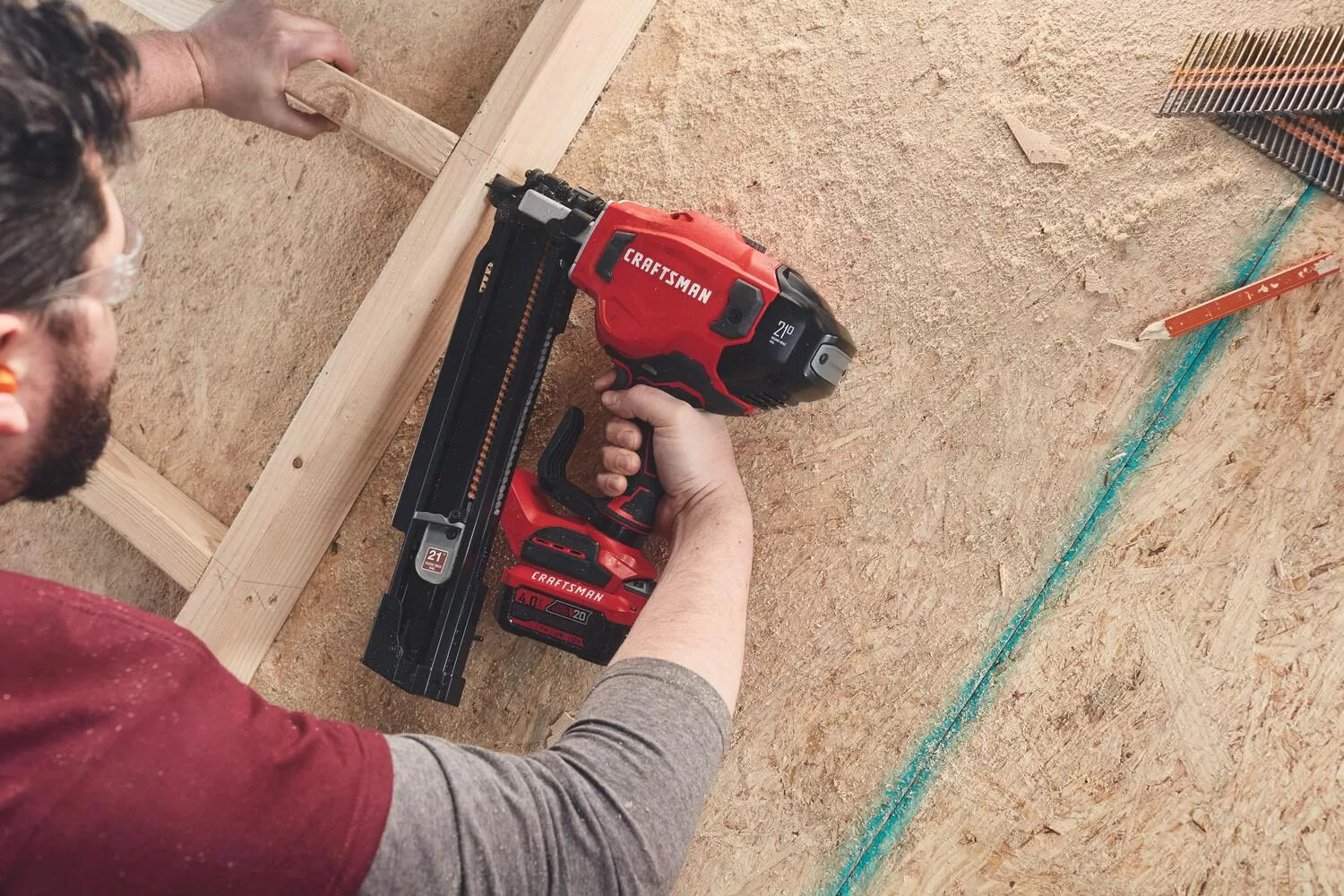 CRAFTSMAN 3.25-in 21-Degree Cordless Framing Nailer - Image 6