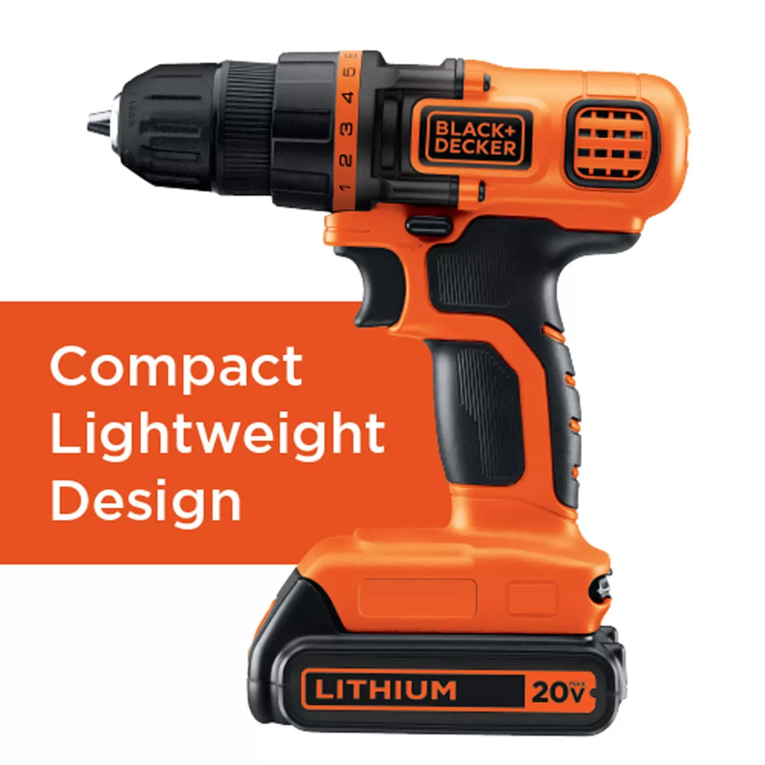BLACK+DECKER 4-Tool 20-volt Power Tool Combo Kit Case (2 Li-ion Batteries Included and Charger Included) - Image 3