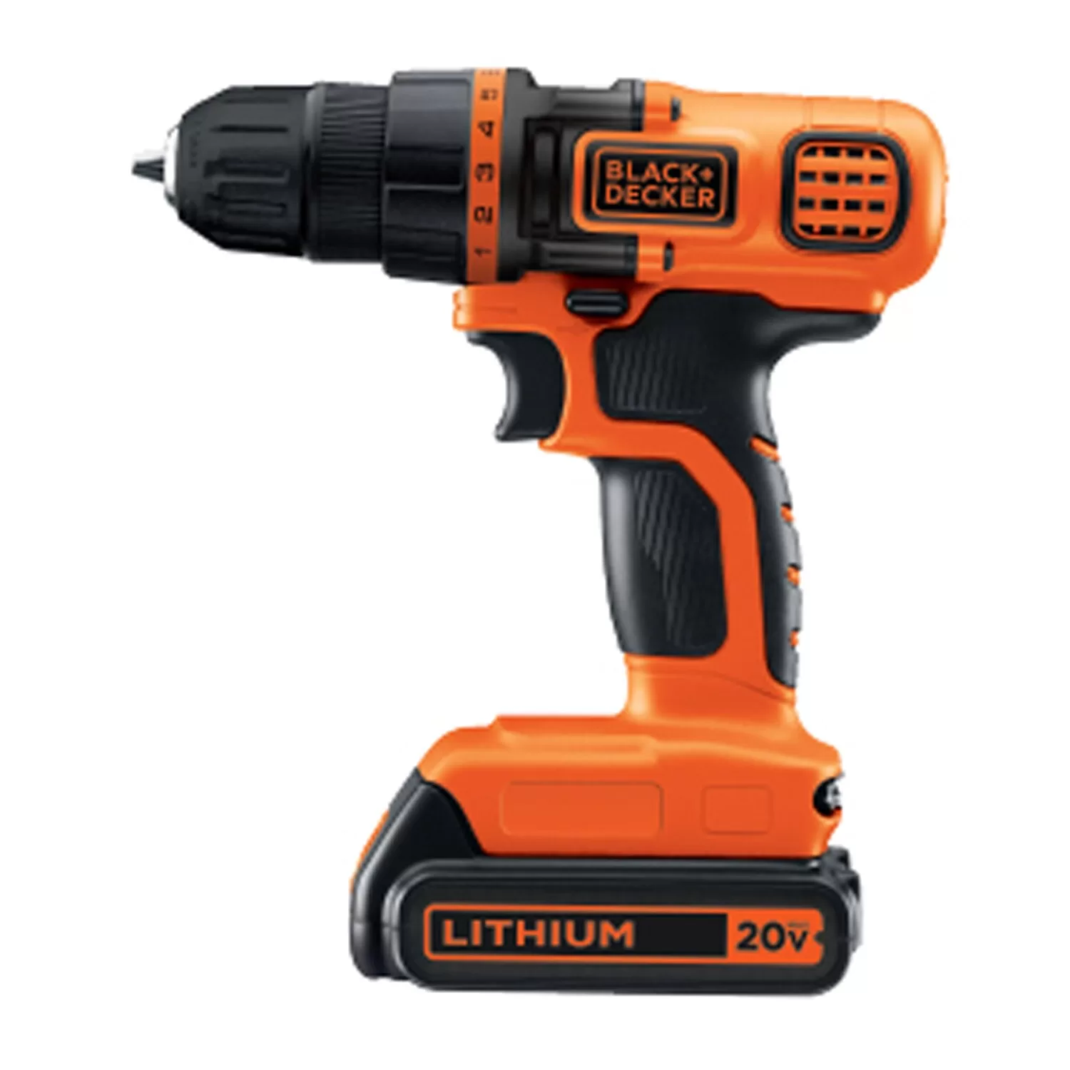 BLACK+DECKER 4-Tool 20-volt Power Tool Combo Kit Case (2 Li-ion Batteries Included and Charger Included) - Image 6