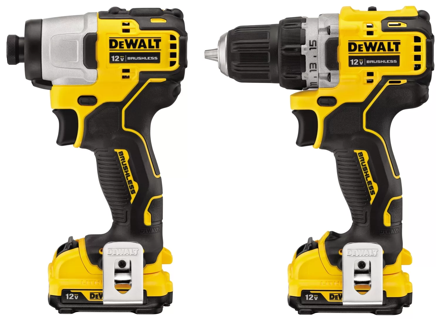 DEWALT XTREME 2-Tool 12V MAX XR Brushless DrilI/Impact Driver with Bag (2-Batteries and Charger Included) - Image 9