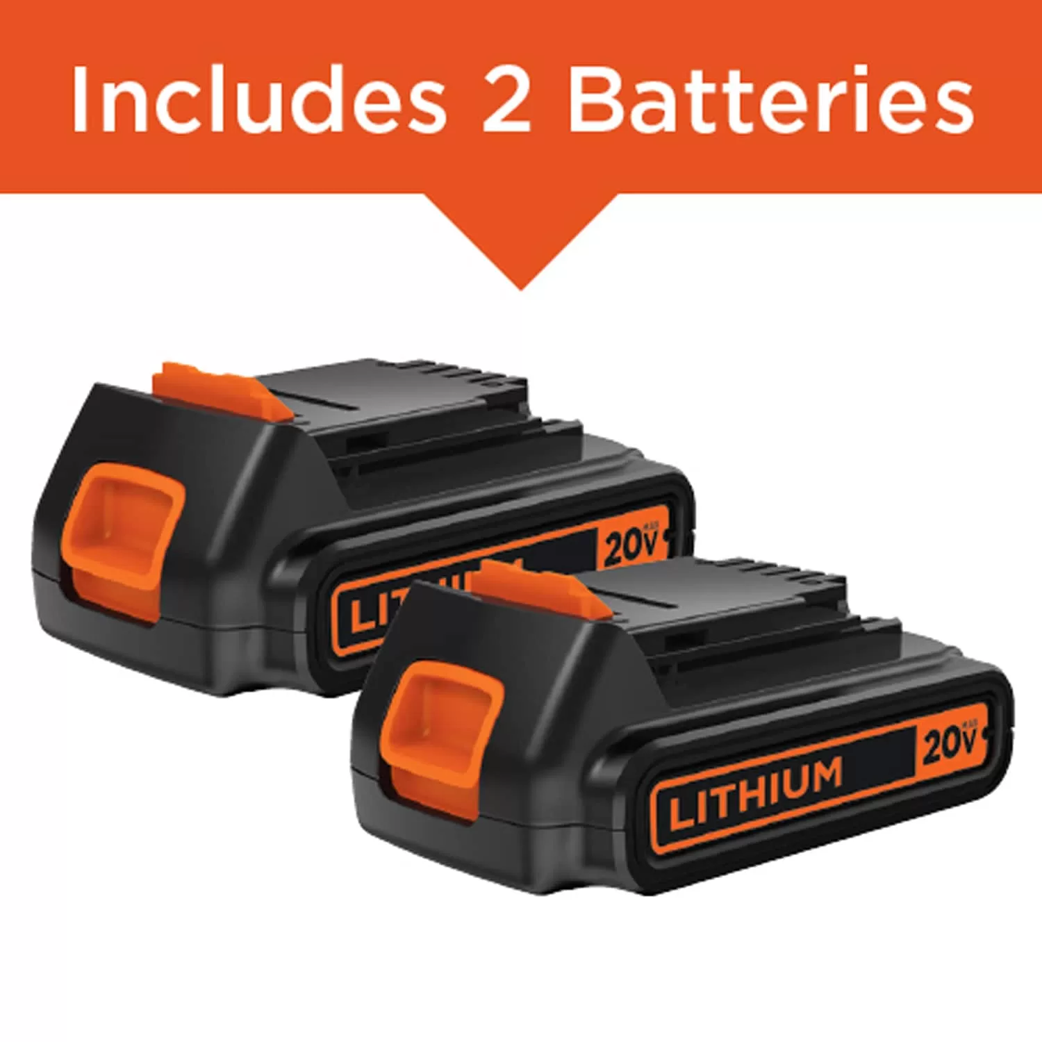 BLACK+DECKER 4-Tool 20-volt Power Tool Combo Kit Case (2 Li-ion Batteries Included and Charger Included) - Image 4
