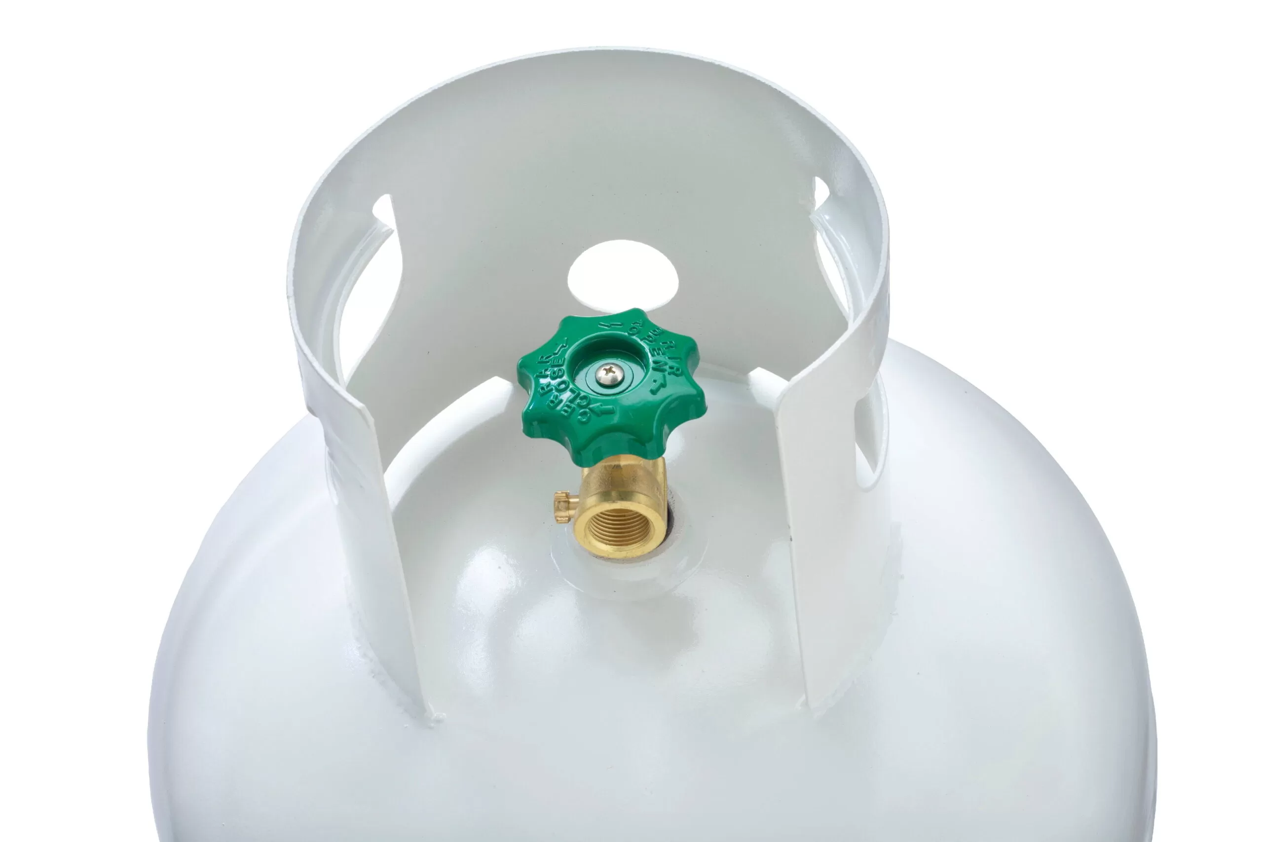 100 lb Steel Propane Cylinder POL Valve (Ships Empty)