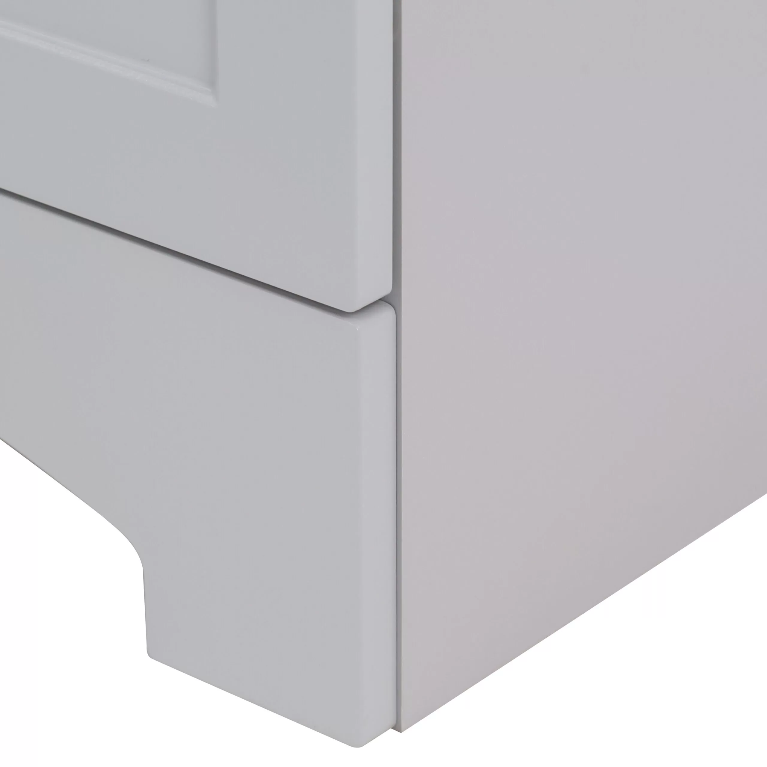 Diamond NOW Cassidy 36-in Pearl Gray Single Sink Bathroom Vanity with White Cultured Marble Top - Image 5