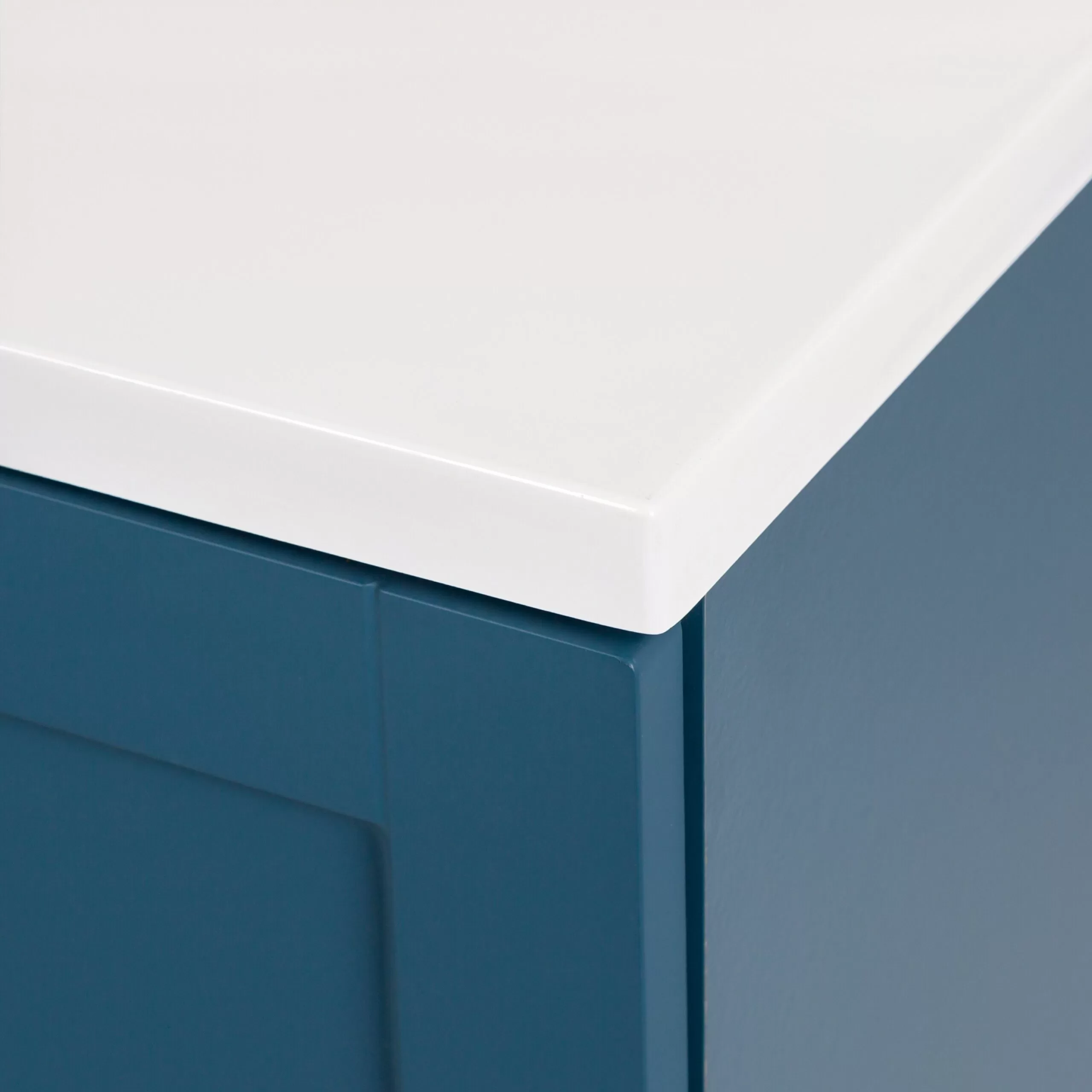 Diamond NOW Cassidy 48-in Admiral Blue Single Sink Bathroom Vanity with White Cultured Marble Top - Image 6