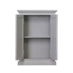 Alternative view of Water Creation Derby 24-in W x 33-in H x 8-in D Grey Bathroom Wall Cabinet
