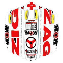 WOW World of Watersports Zig Zag 2-Rider Towable Tube