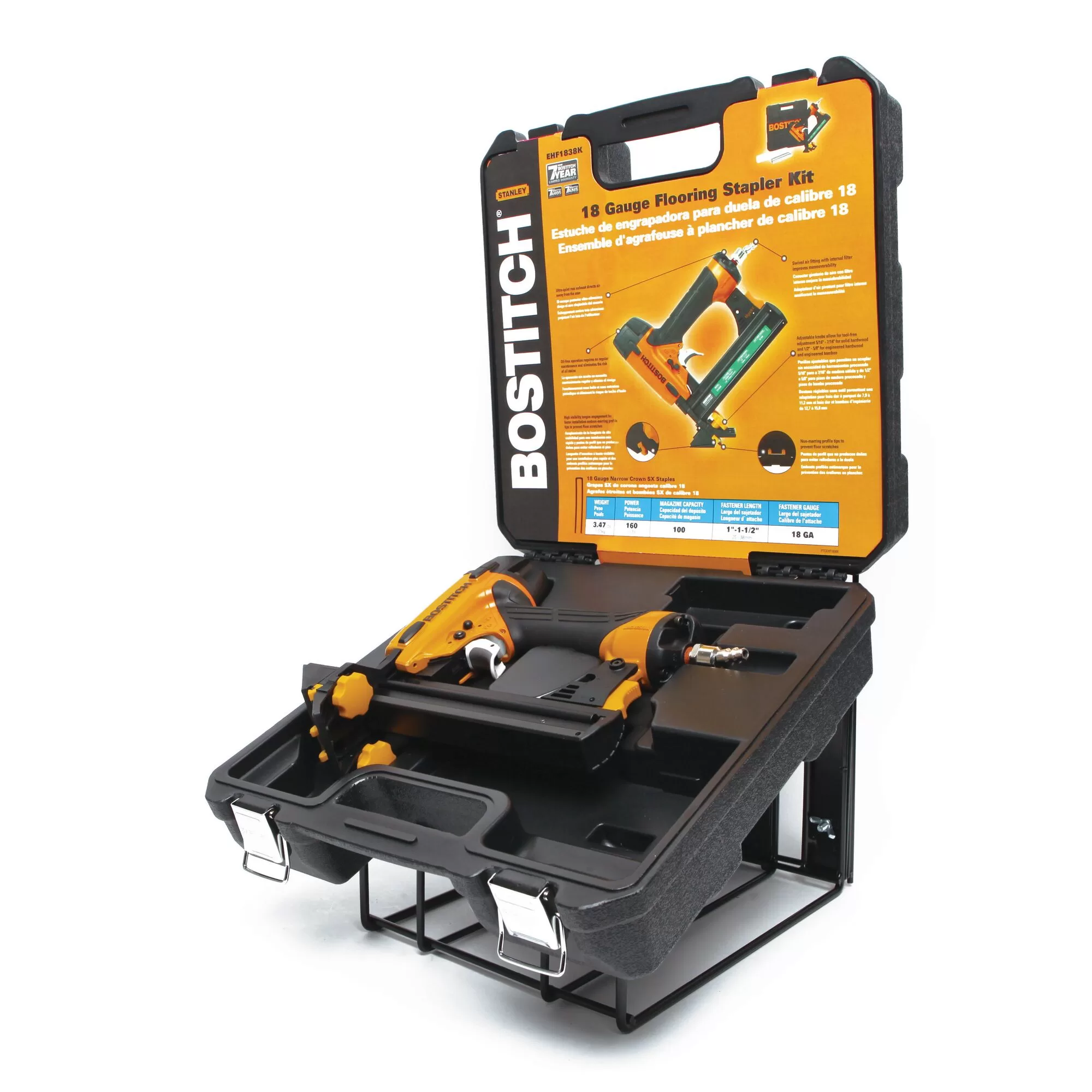 Bostitch EHF1838K Flooring Stapler for Engineered Hardwood - Image 3