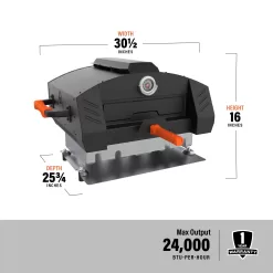 Blackstone Steel Outdoor Pizza Oven Add on – Fits 22” Tabletop Models