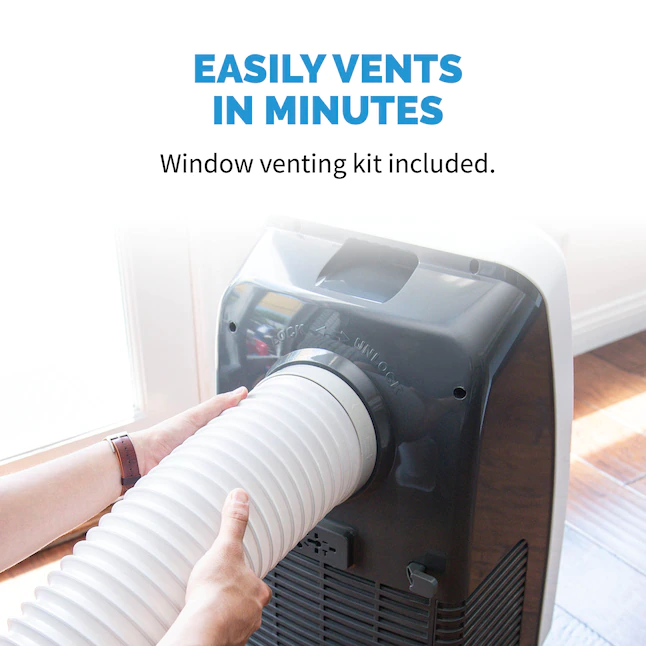 NewAir 4000-BTU DOE (7500-BTU ASHRAE) 120-Volt White Vented Portable Air Conditioner - Image 14