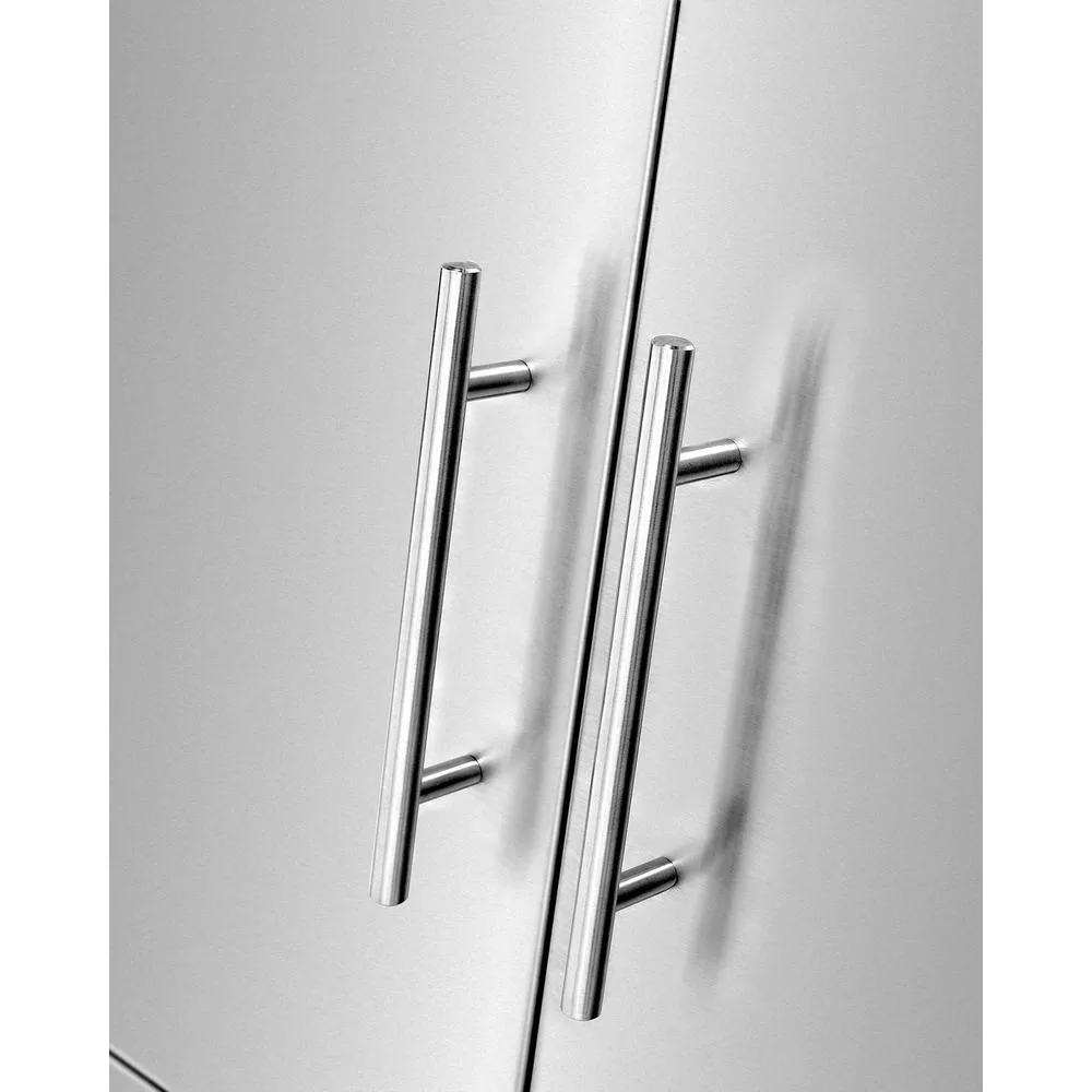 AdirHome Stainless Steel Rust-Resistant Single Face BBQ Grill Double Access Door Panel, 30 Inches