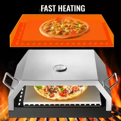 VEVOR Wood Pizza Oven 15.7