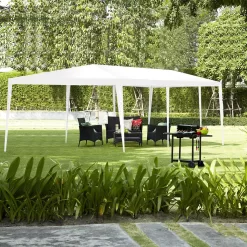SUGIFT 10'x30' Wedding Party Tent Outdoor Canopy Tent with 5 Side Walls White