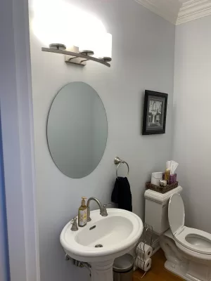 Kichler Crosby 23-in 3-Light Brushed Nickel Modern/Contemporary Vanity Light