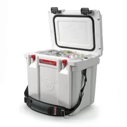 Moosejaw 25 Quart Ice Fort Hard Cooler with Microban, Snow