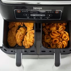 Ninja® Foodi® 4-in-1 8-Quart. 2-Basket Air Fryer with DualZone™ Technology- Air Fry, Roast, and more