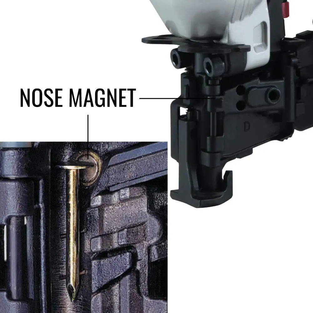 MAX CN445R3 15-Degree Pneumatic Roofing Nail Gun (Nailer) - Image 4