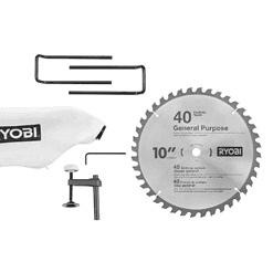 RYOBI TSS103 15 Amp 10 in. Sliding Compound Miter Saw with LED