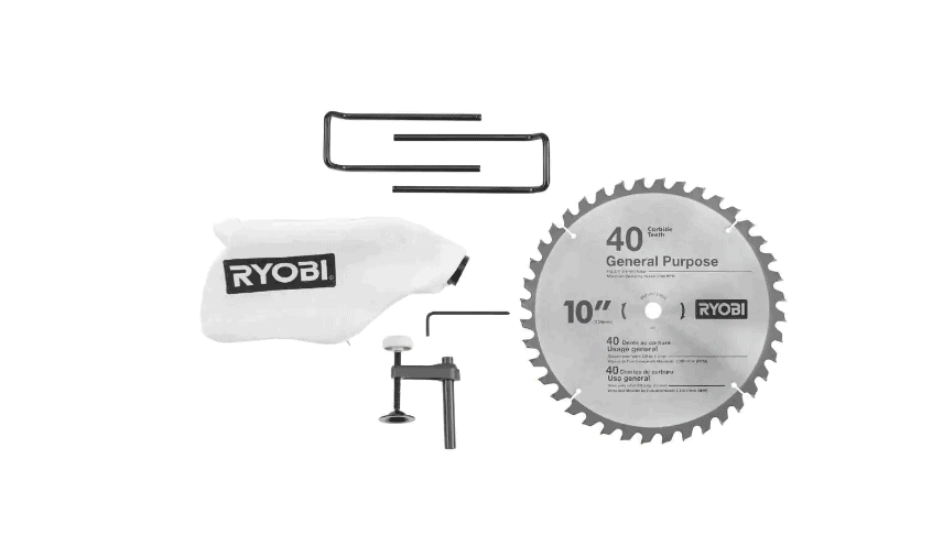 RYOBI TSS103 15 Amp 10 in. Sliding Compound Miter Saw with LED
