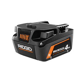 RIDGID AC9540 18V Lithium-Ion MAX Output 4.0 Ah Battery and Charger Starter Kit