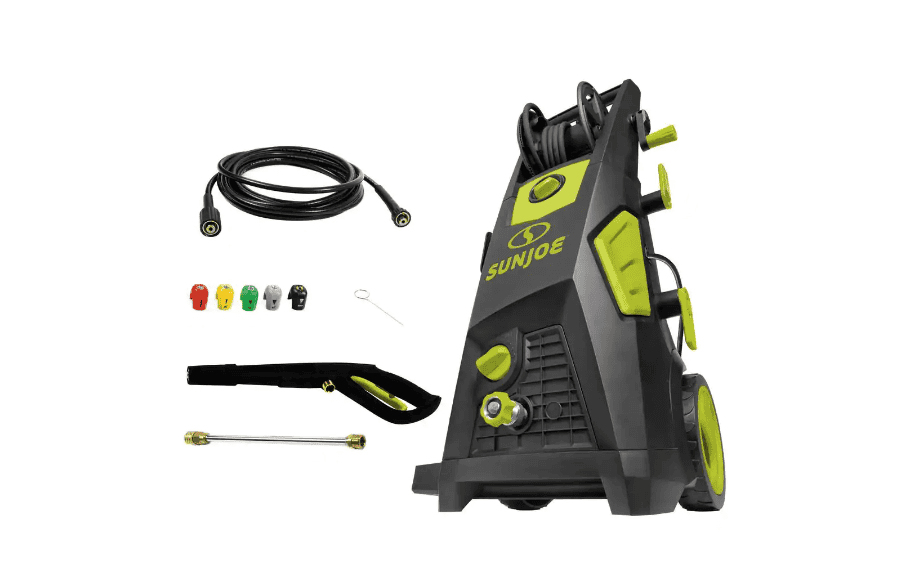 Sun Joe SPX3501 2300 Max PSI 1.48 GPM Brushless Induction Electric Pressure Washer with Hose Reel
