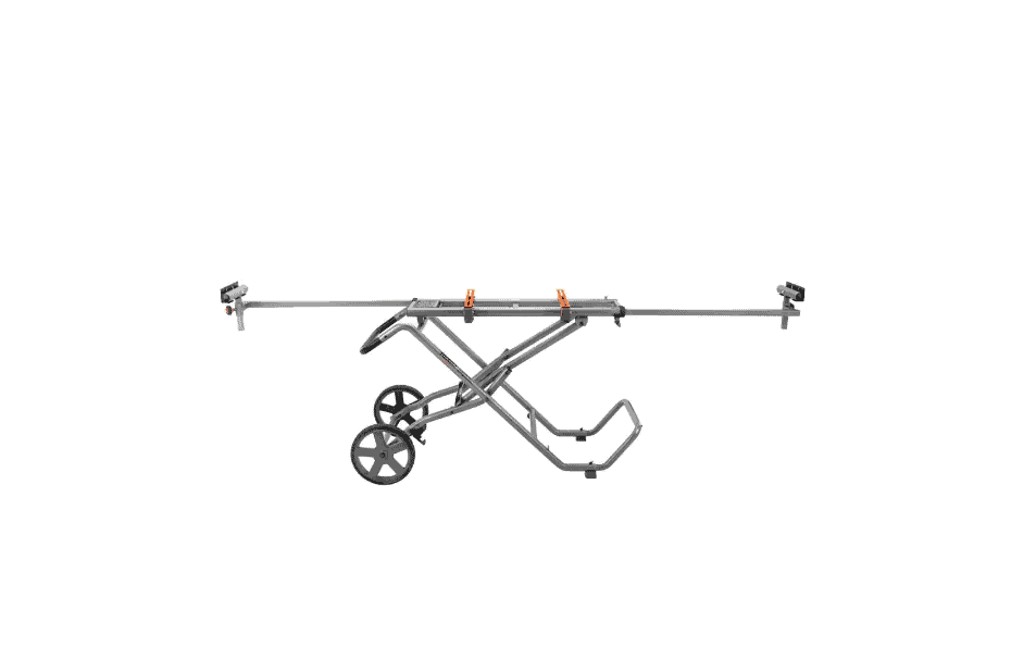 RIDGID AC9946 Universal Mobile Miter Saw Stand with Mounting Braces