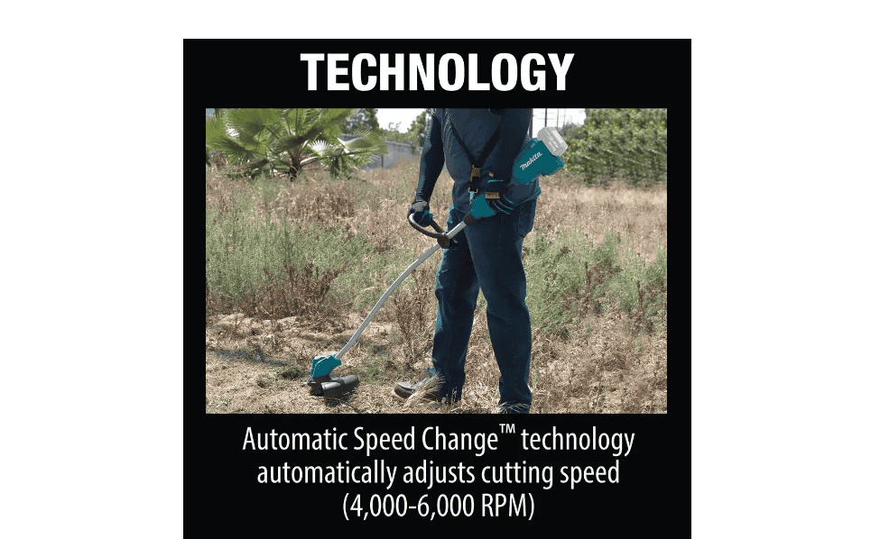 Makita XRU13Z 18-Volt LXT Lithium-Ion Brushless Cordless Curved Shaft String Trimmer (Tool-Only)