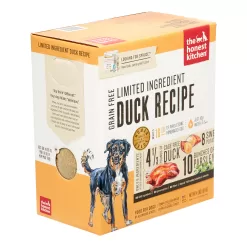 The Honest Kitchen Spruce: Dehydrated Minimalist Limited Ingredient Dog Food, Grain Free Duck & Sweet Potato, 4 lbs (Make 16 lbs)