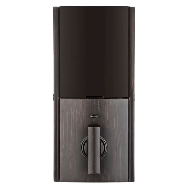 Kwikset SmartCode 913 Venetian Bronze Single Cylinder Electronic Deadbolt Lighted Keypad - Image 7