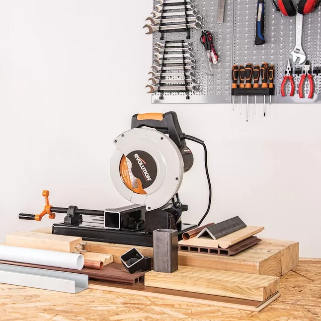Evolution Chop Saw RAGE4 10 Amps-Amp 7.25-in Multipurpose Cutting - Image 9