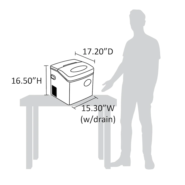 NewAir Portable Ice Maker 50 lb - Image 17