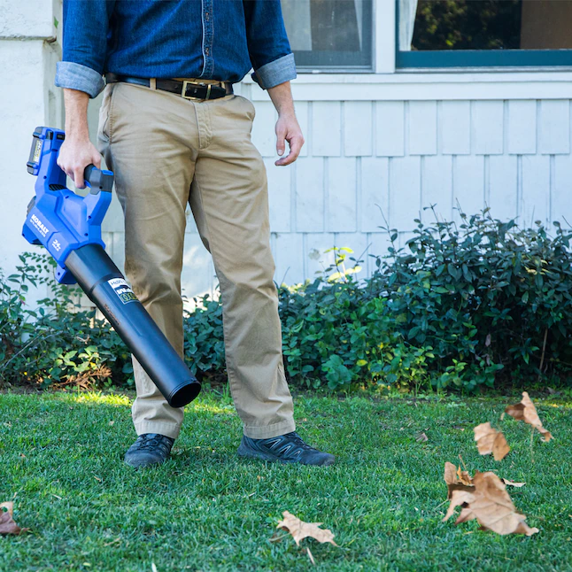 Kobalt KHB 4224A-03 24-volt Max 500-CFM 120-MPH Brushless Handheld Cordless Electric Leaf Blower 4 Ah (Battery & Charger Included) - Image 7