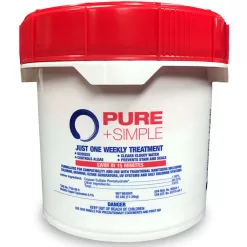 Pure + Simple Weekly Water Care for Swimming Pools - 10 LB Pail