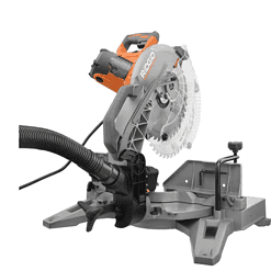 RIDGID Miter Saw R4123 15 Amp Corded 12 in. Dual Bevel with LED