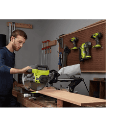 RYOBI TSS103 15 Amp 10 in. Sliding Compound Miter Saw with LED