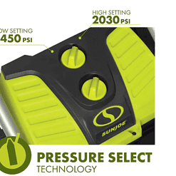 Sun Joe SPX4001 2030 PSI 1.76 GPM 14.5 Amp Electric Pressure Washer with Pressure-Select Technology and Hose Reel