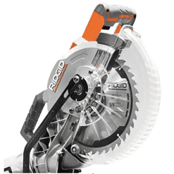 RIDGID Miter Saw R4113 15 Amp 10 in. Dual Bevel with LED Cut Line Indicator