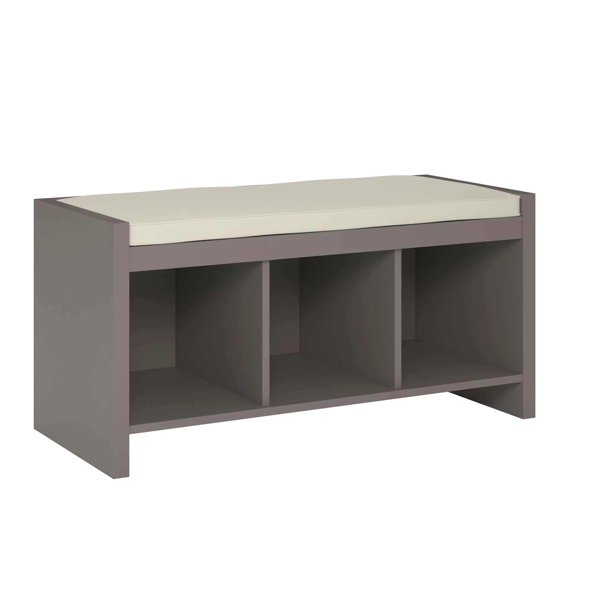 Ameriwood Home Collingwood Entryway Storage Bench with Cushion, Taupe - Image 7