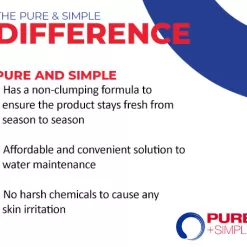 Pure + Simple Weekly Water Care for Swimming Pools - 10 LB Pail