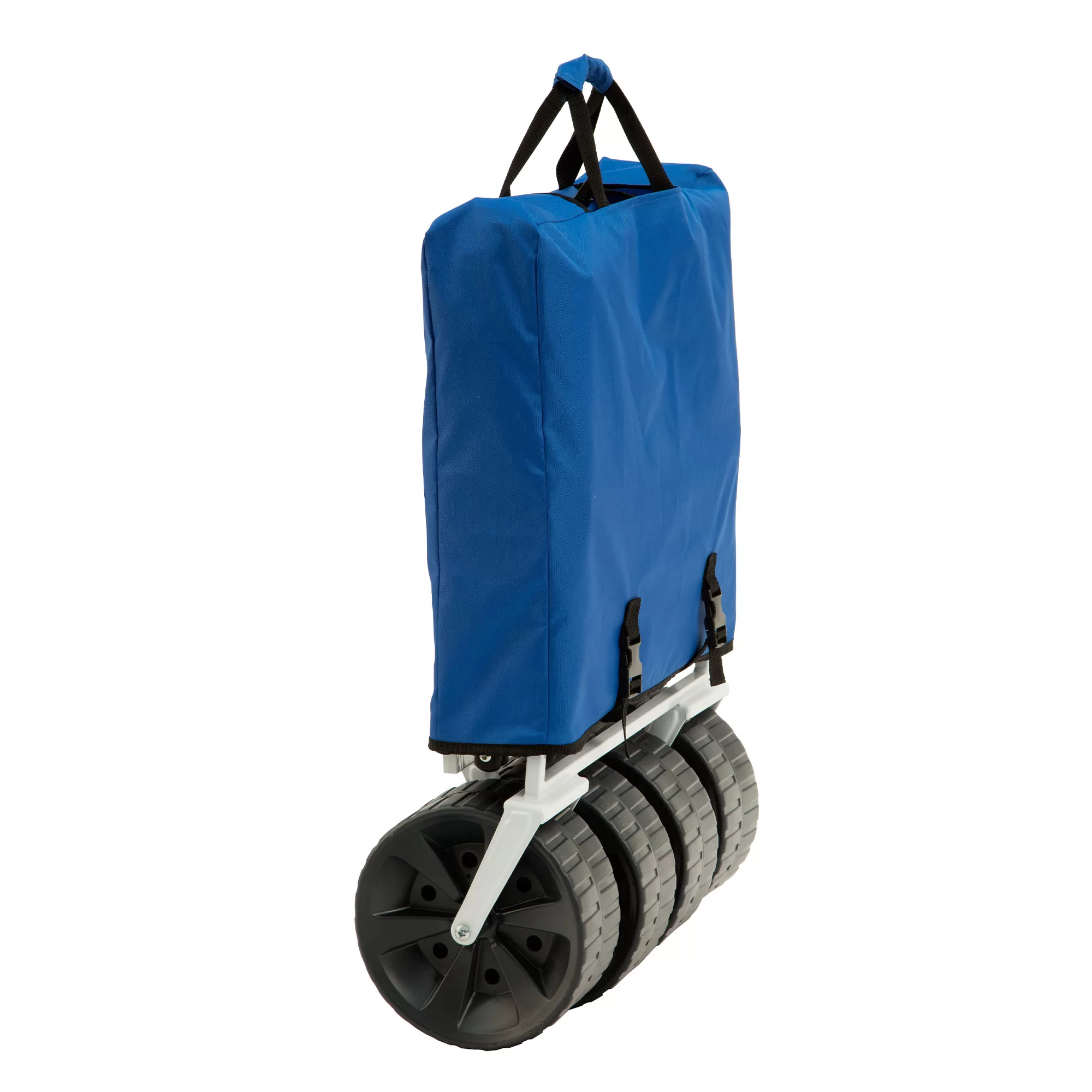 Mac Sports Collapsible Folding All Terrain Outdoor Beach Utility Wagon Cart, Blue