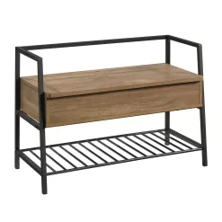 Curiod Storage Bench, Sindoori Mango Finish
