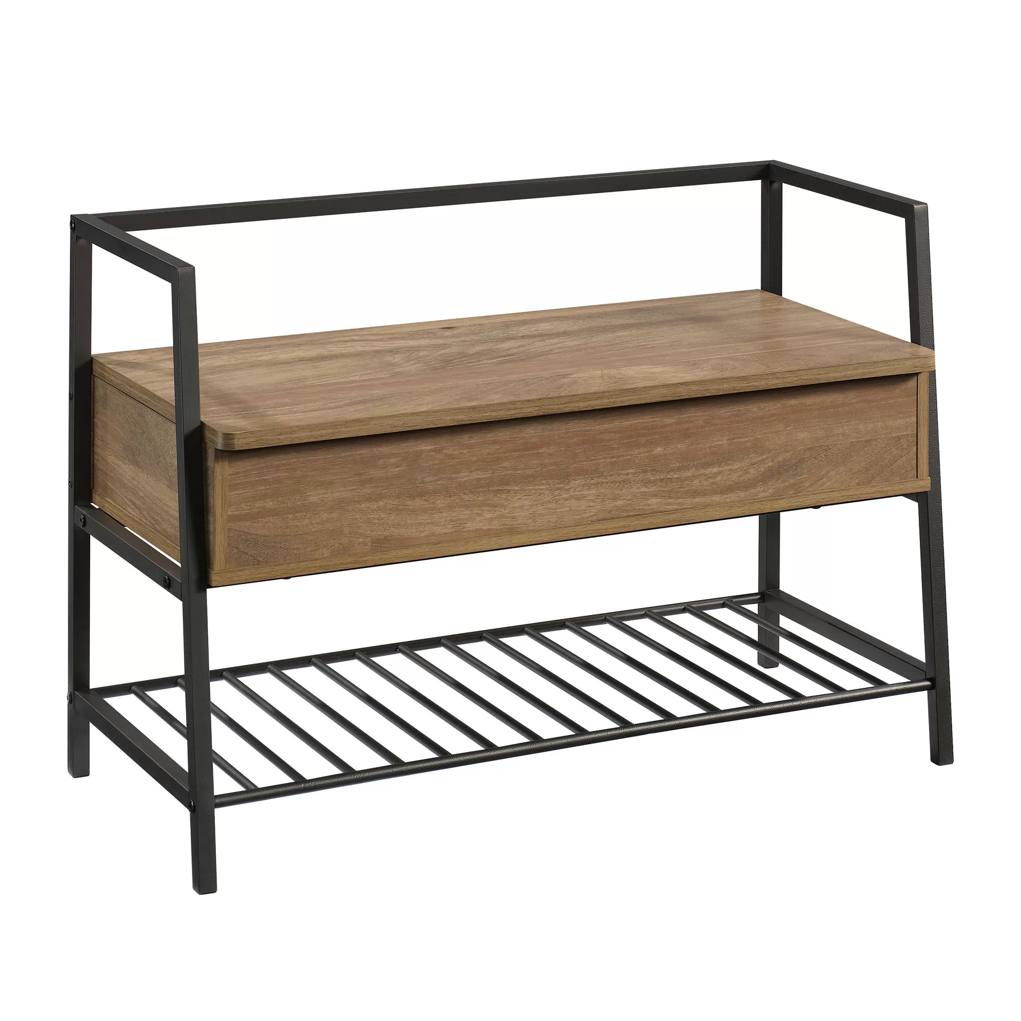 Curiod Storage Bench, Sindoori Mango Finish