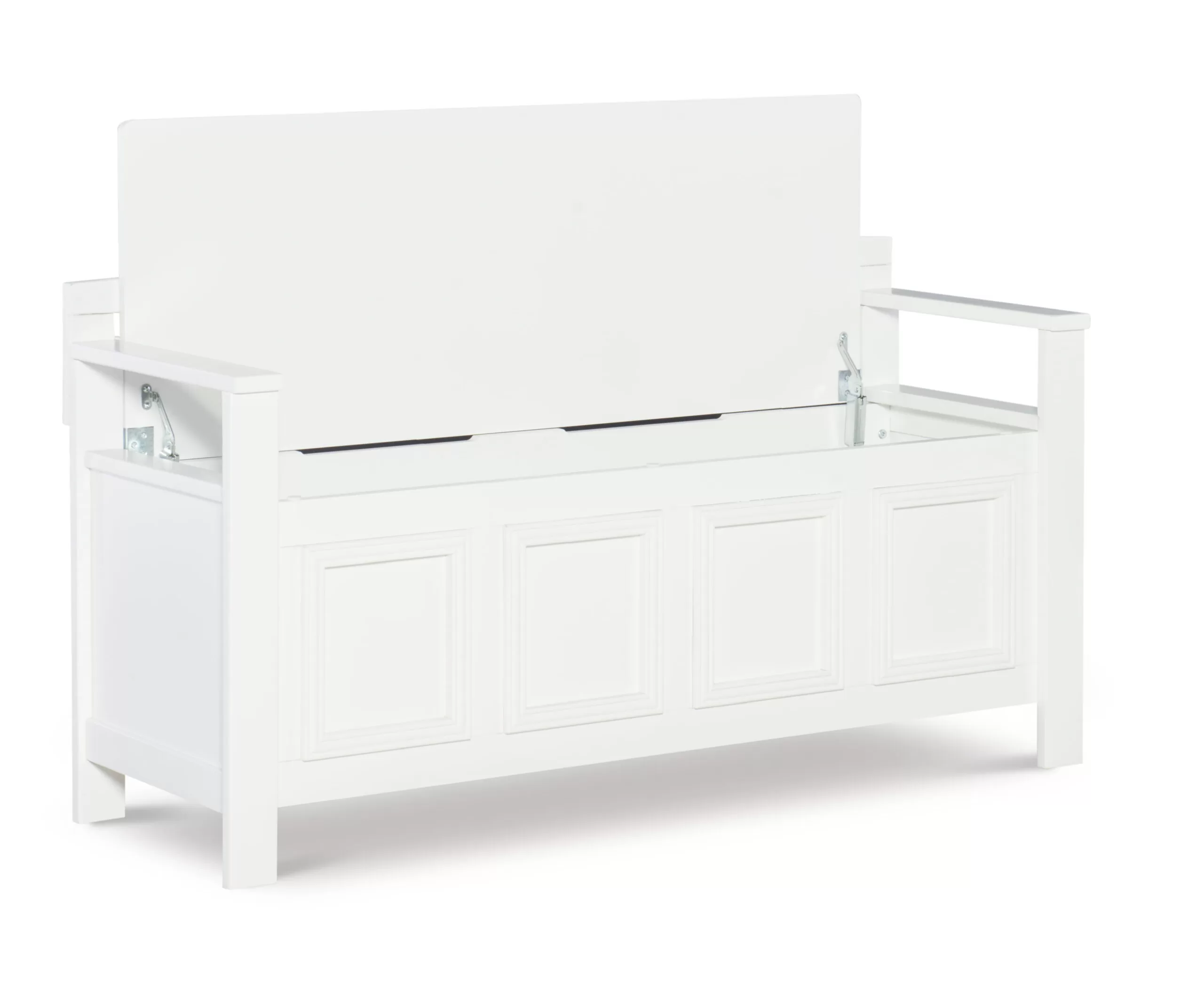 Linon Laredo Storage Bench, White