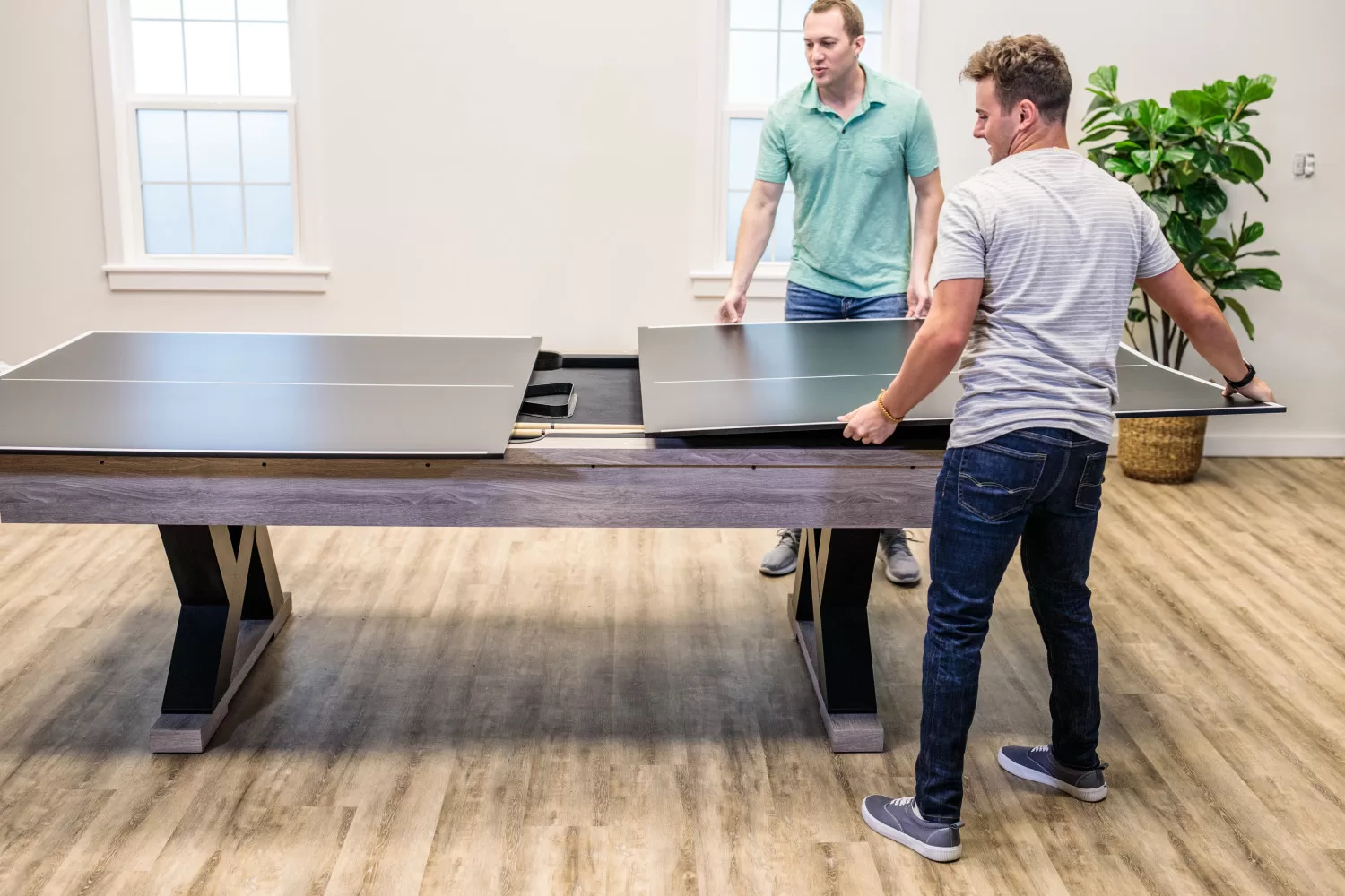 STIGA 4-Piece Table Tennis Conversion Top