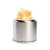 Solo Stove Ranger 2.0, Smokeless Fire Pit | Wood Burning Fireplaces with Removable Ash Pan, Stainless Steel, H: 12.5 in x Dia: 12.5 in, 15 lbs
