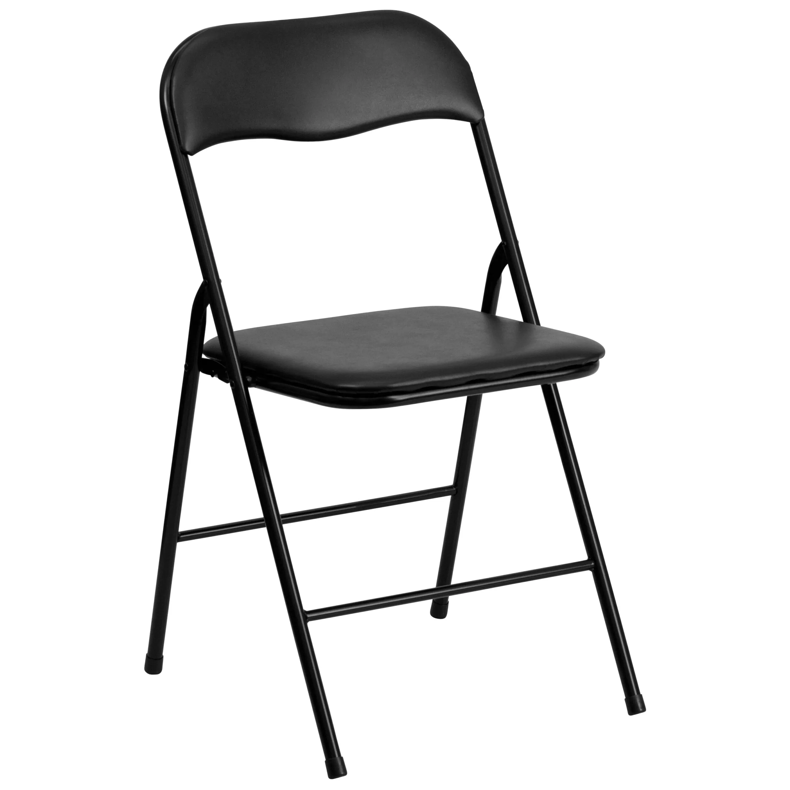 Flash Furniture 5 Piece Black Folding Card Table and Chair Set