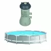 Intex 12' x 30" Steel Frame Above Ground Pool & 1000 GPH Above Ground Pool Pump